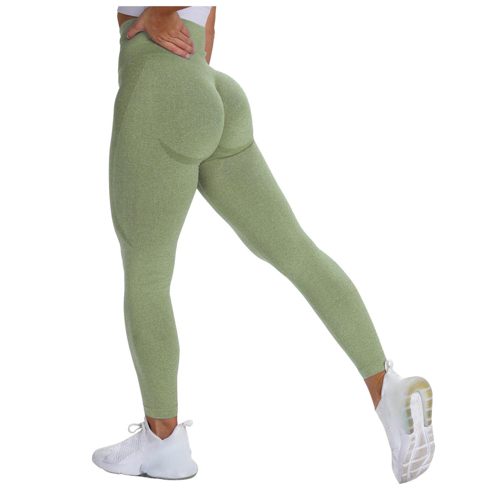 Qopobobo Women's Seamless Printed Leggings - High Waist Yoga Pants for Workout, Gym, Running & Lounge - Soft Stretchy Activewear Joggers with Cuffed Ankles