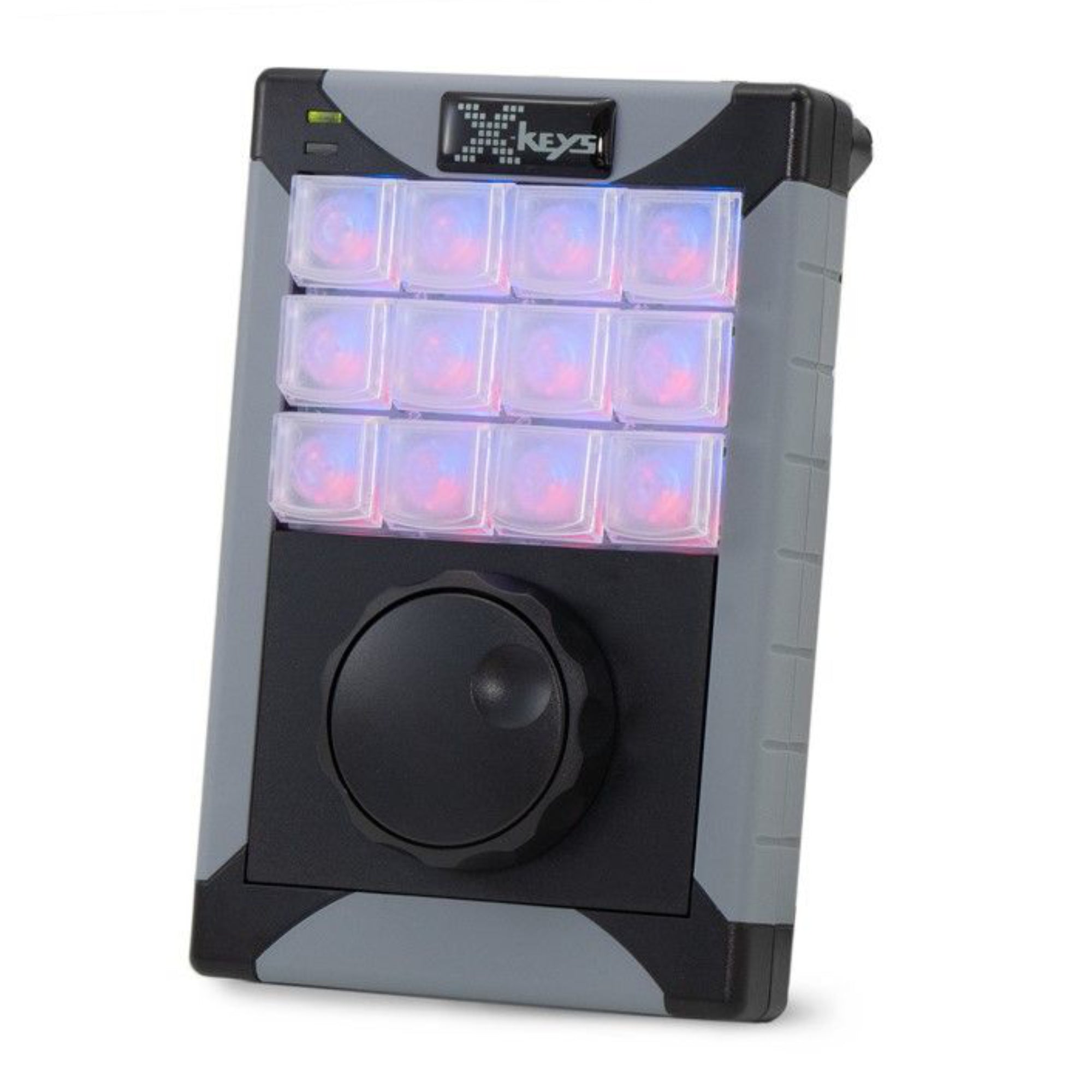 XK 12 Plus Programmable Jog & Shuttle Keypad - Fully Customizable USB Keypad for Video Editing, Audio Production & Gaming - Perfect for Streamers, DJs & Content Creators