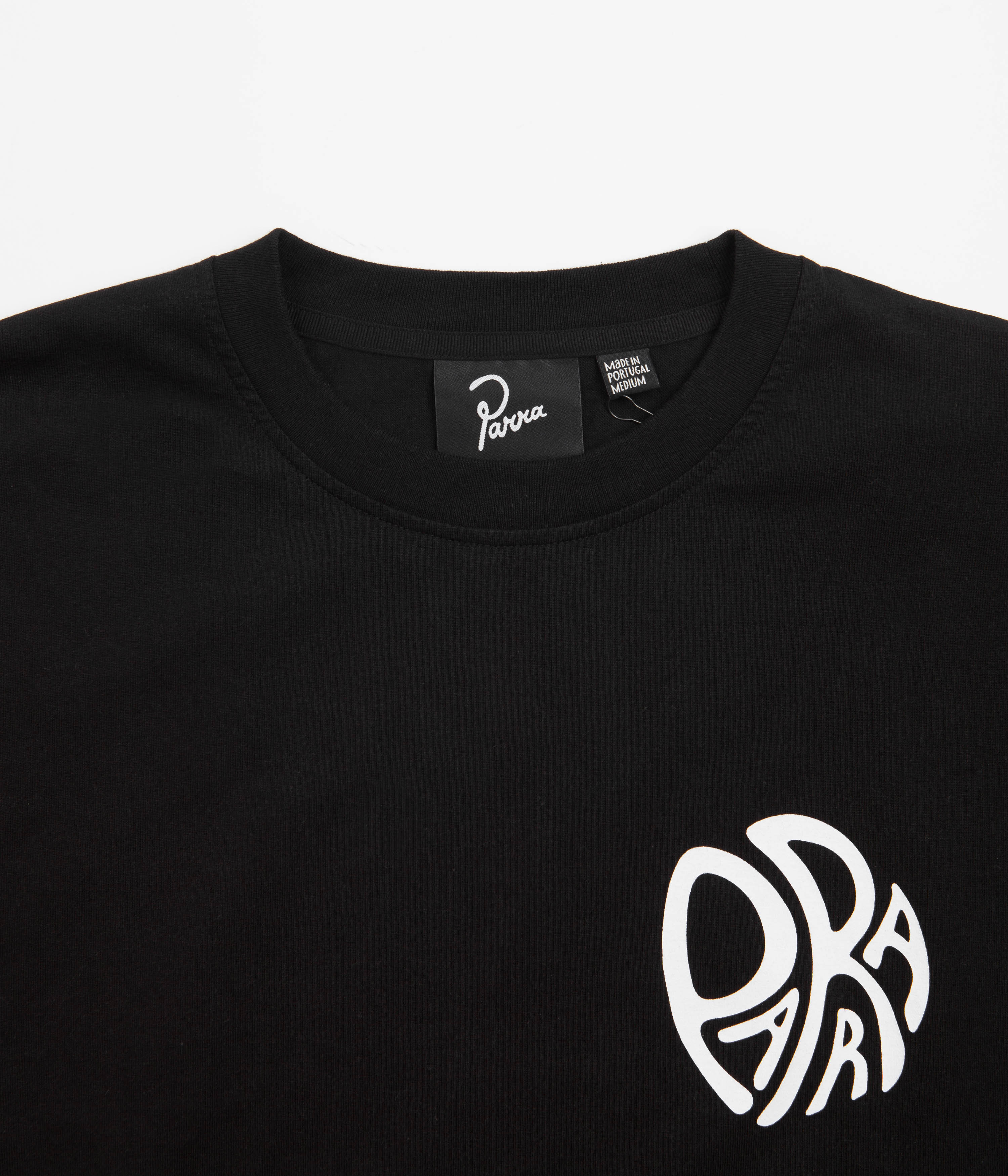 Parra Circle Tweak Logo Long Sleeve T-Shirt for Men - Black Cotton Graphic Tee - Casual Streetwear & Everyday Wear
