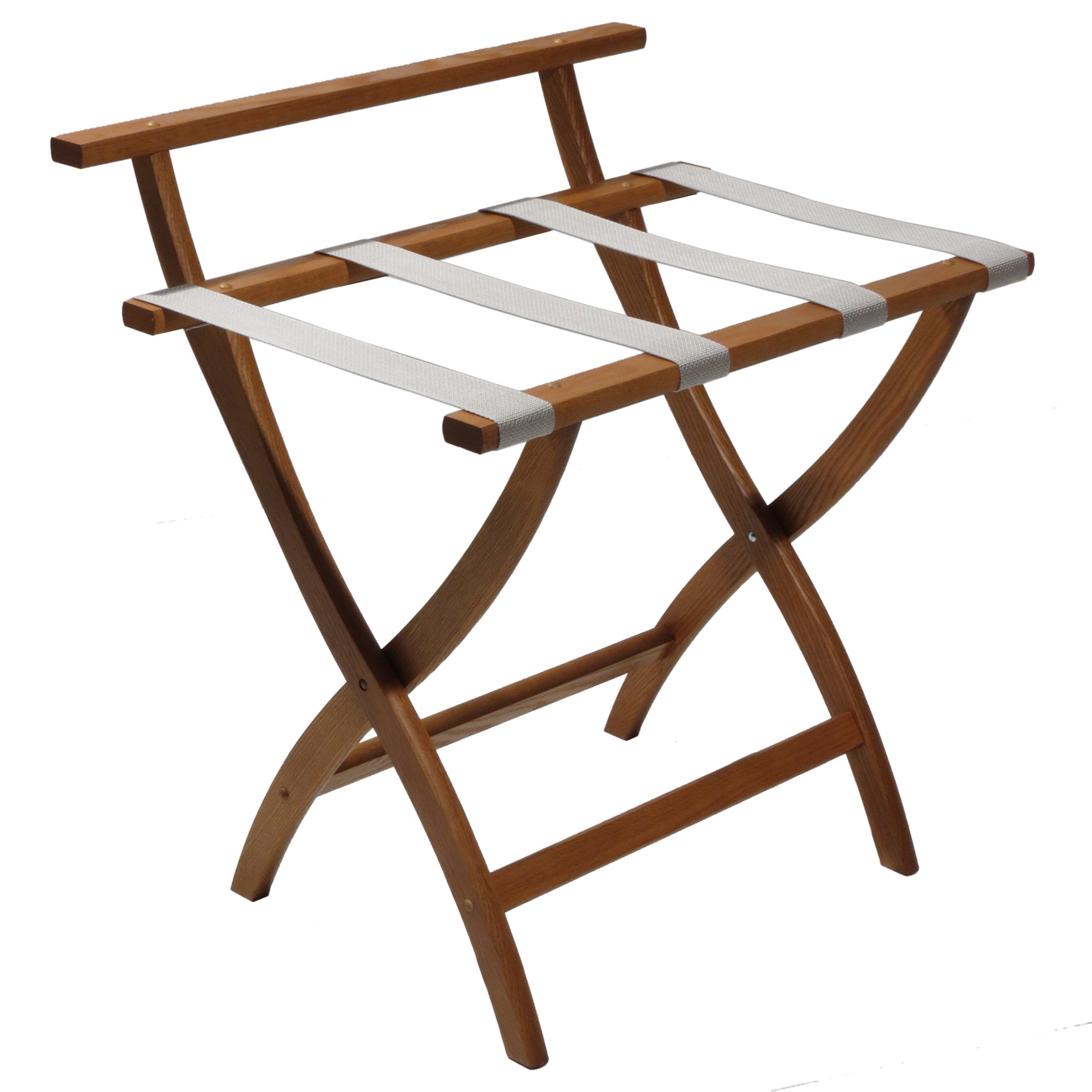 FixtureDisplays® WallSaver™ Heavy Duty Luggage Rack - Space Saving Wall Mounted Suitcase Storage Organizer for Bedroom, Hotel, or Closet (Model 1040156-NF) - Perfect for Small Spaces & Travel Gear Organization