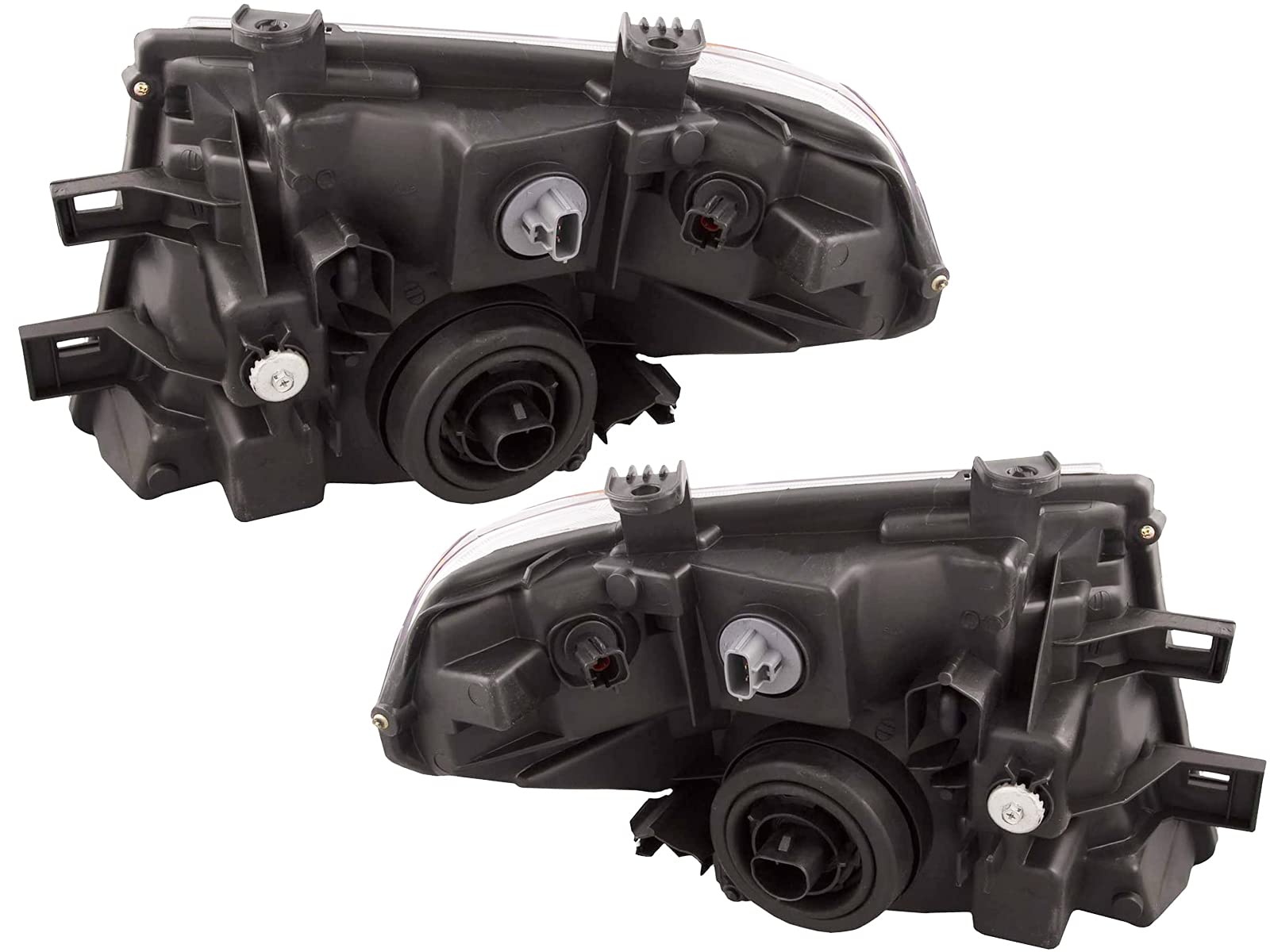 05-07 Nissan Pathfinder & Frontier Replacement Headlights - LED/ Halogen Headlamp Pair Set - High Performance for Night Driving & Off-Road Use