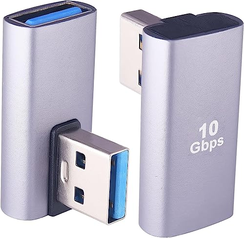 L-Shape USB 3.2 A Male to Female