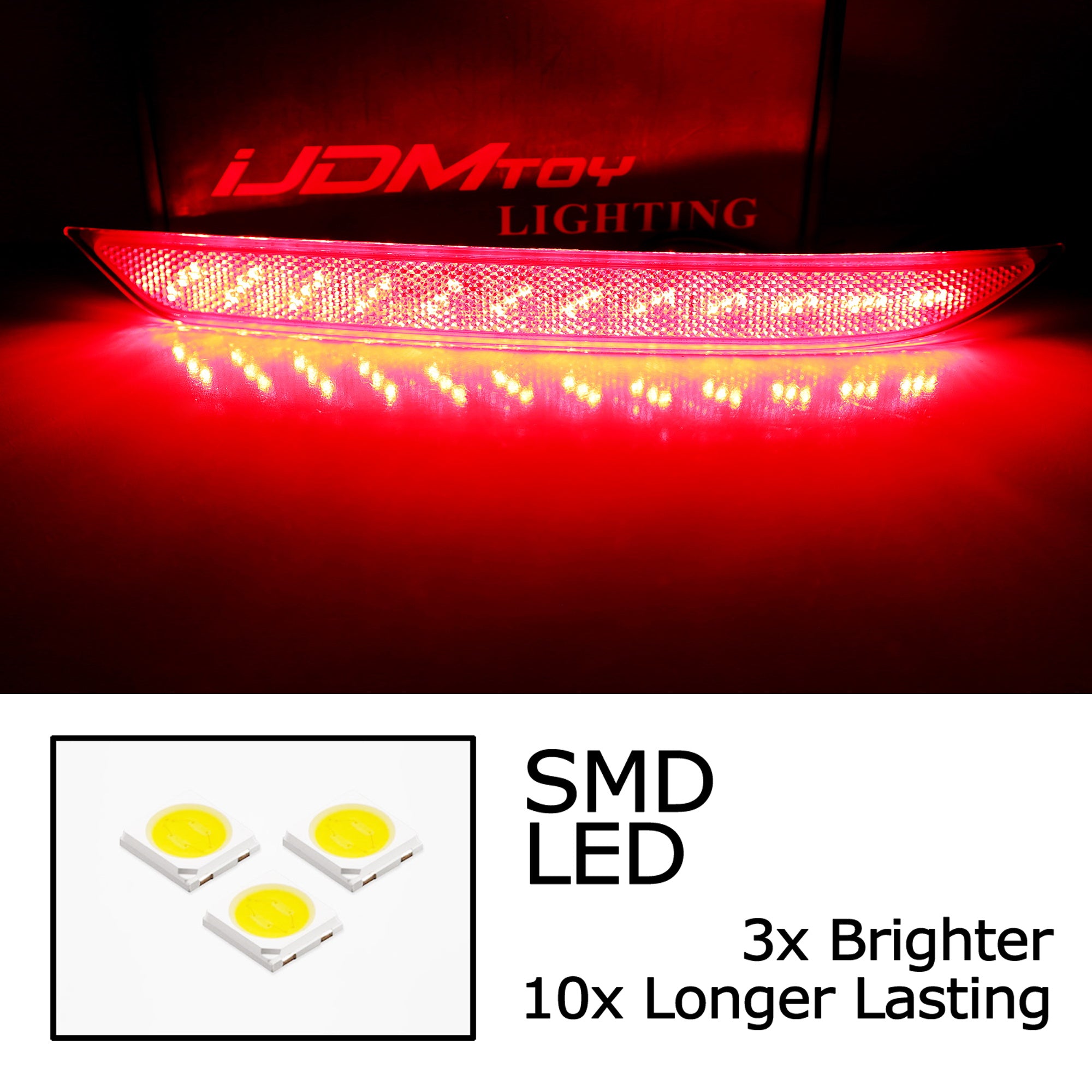LED Tail Lights Brake Lights Sequential Turn Signals Bumper Reflectors for 2016-2017 Honda Accord 4 Door - Enhanced Safety & Style for Night Driving & Car Customization