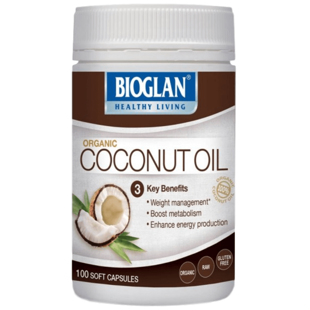 Bioglan Organic Coconut Oil - Cold Pressed, Unrefined, 16oz for Cooking, Skin & Hair Care - Perfect for Baking, Moisturizing & DIY Beauty Recipes