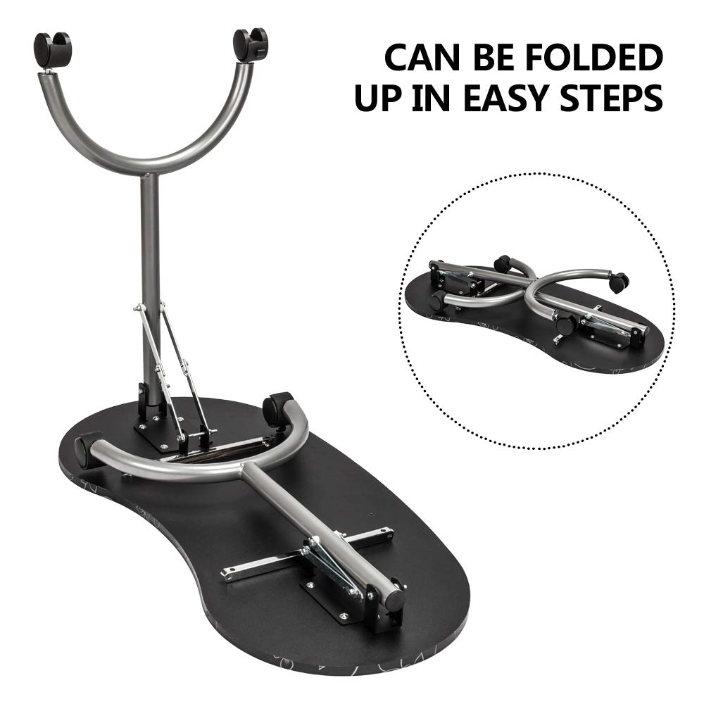 Portable Folding Manicure Table with Wrist Cushion & Drawer - Adjustable Nail Station Desk for Home Spa & Beauty Salon - Includes Carry Bag (Black) | Perfect for Professional Nail Technicians & DIY At-Home Manicures