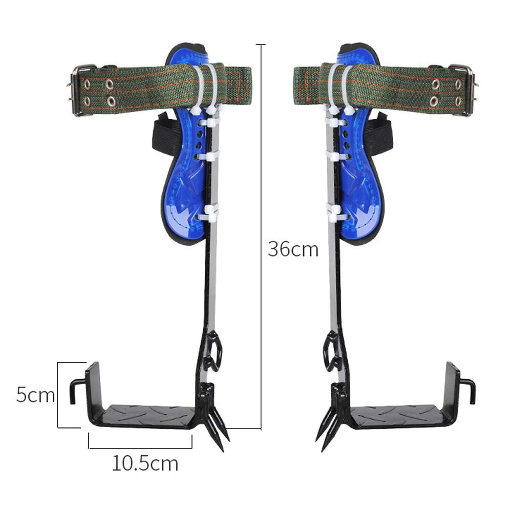 Tree Climbing Spikes Set with Adjustable Safety Belt - Lightweight Portable Climbing Gear for Fruit Picking, Hunting & Arborist Work - Perfect for Outdoor Tree Climbing, Observation & Professional Use