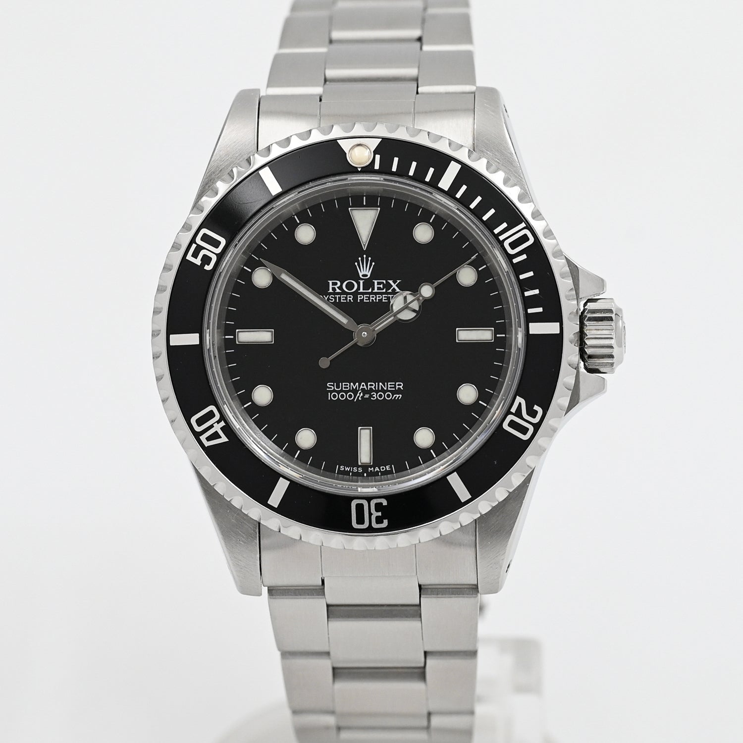 Authentic Rolex Submariner No Date 114060 Men's Luxury Dive Watch - 1997 Vintage Model - Perfect for Diving, Collecting & Special Occasions