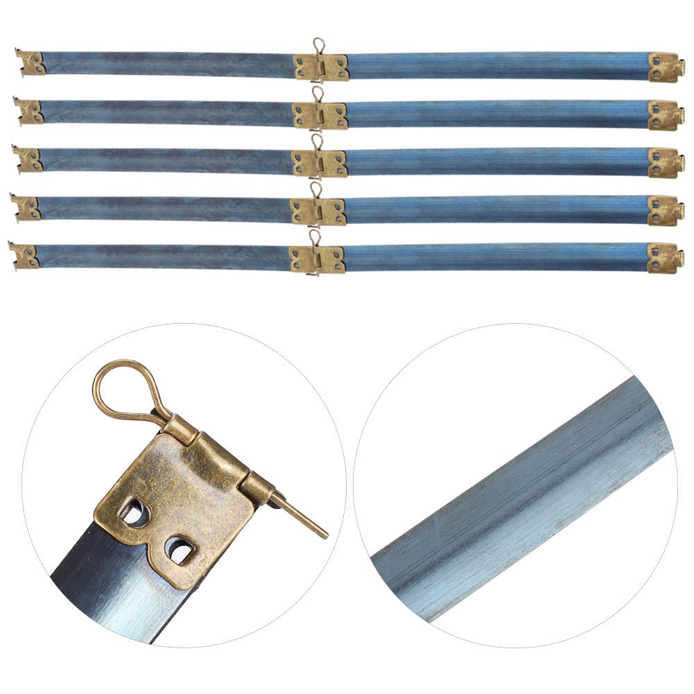 10Pcs Metal Internal Flex Frames for DIY Coin Purses & Handbags - Kiss Clasp Sewing Frame for Crafting Wallets & Bags - Perfect for DIY Projects, Sewing Accessories, and Handmade Purse Making