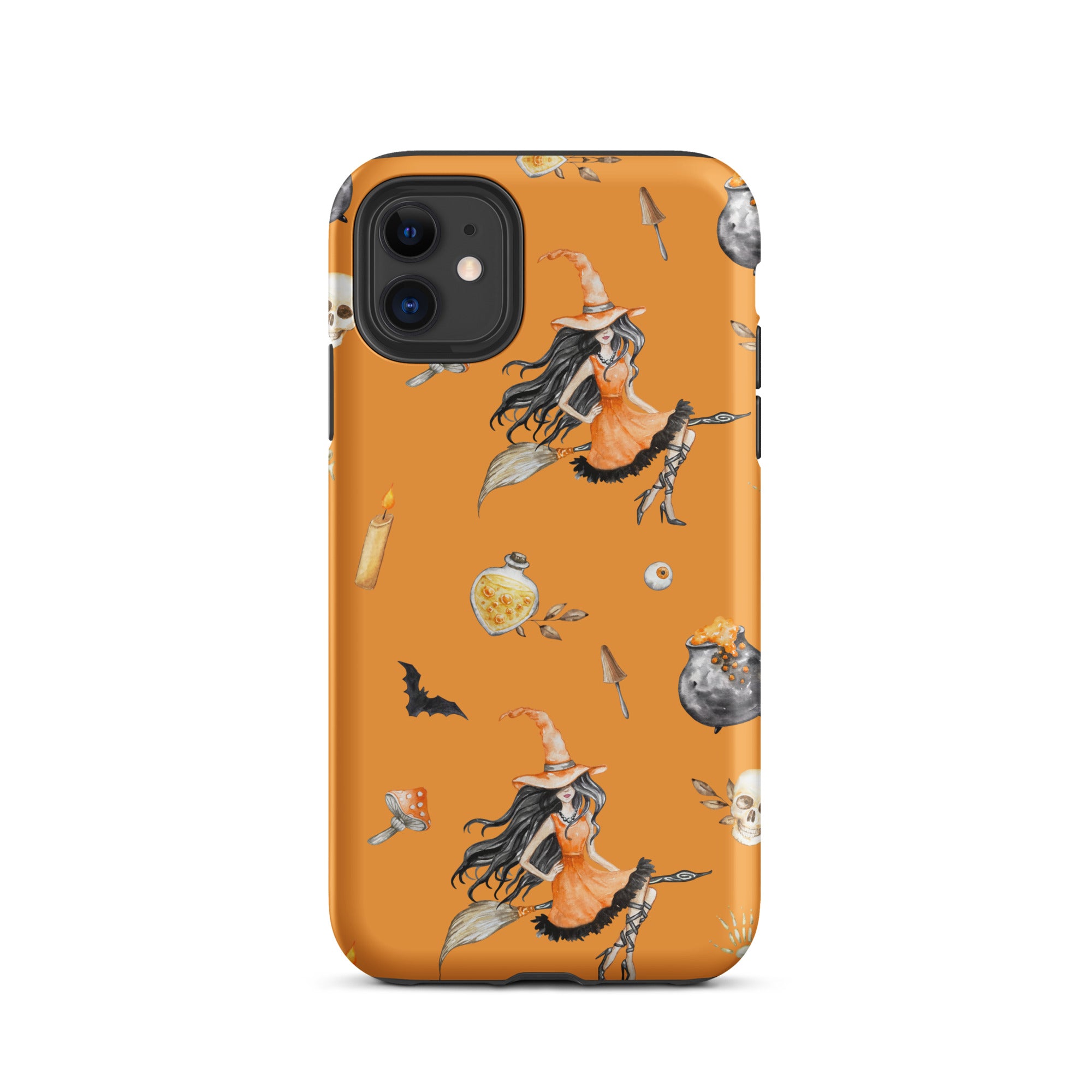 Premium Witch's Broomstick iPhone Case - Durable Protective Cover for iPhone 13/14/15 Pro Max - Perfect for Halloween, Cosplay & Witch-Themed Parties