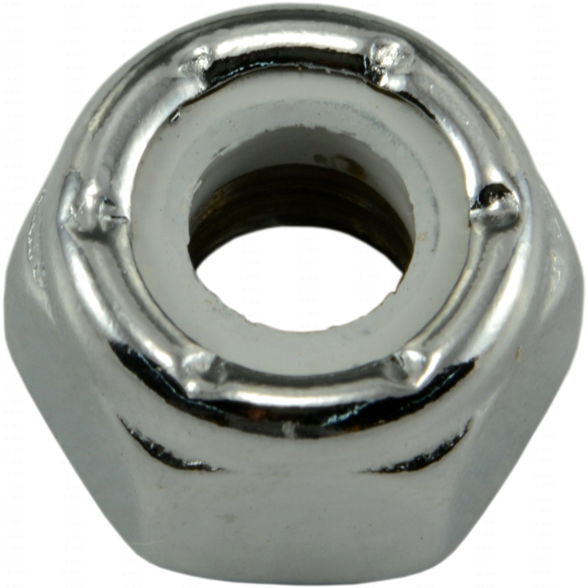 1/4-20 Nylon Insert Lock Nuts (Pack of 10) - Hex Locking Nuts for Vibration Resistance | Ideal for Automotive, Machinery & DIY Projects