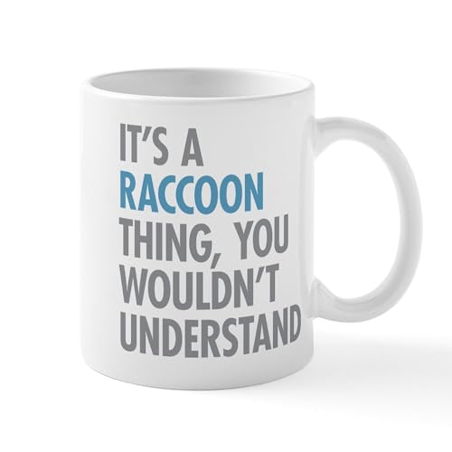 White - Raccoon Thing Mugs