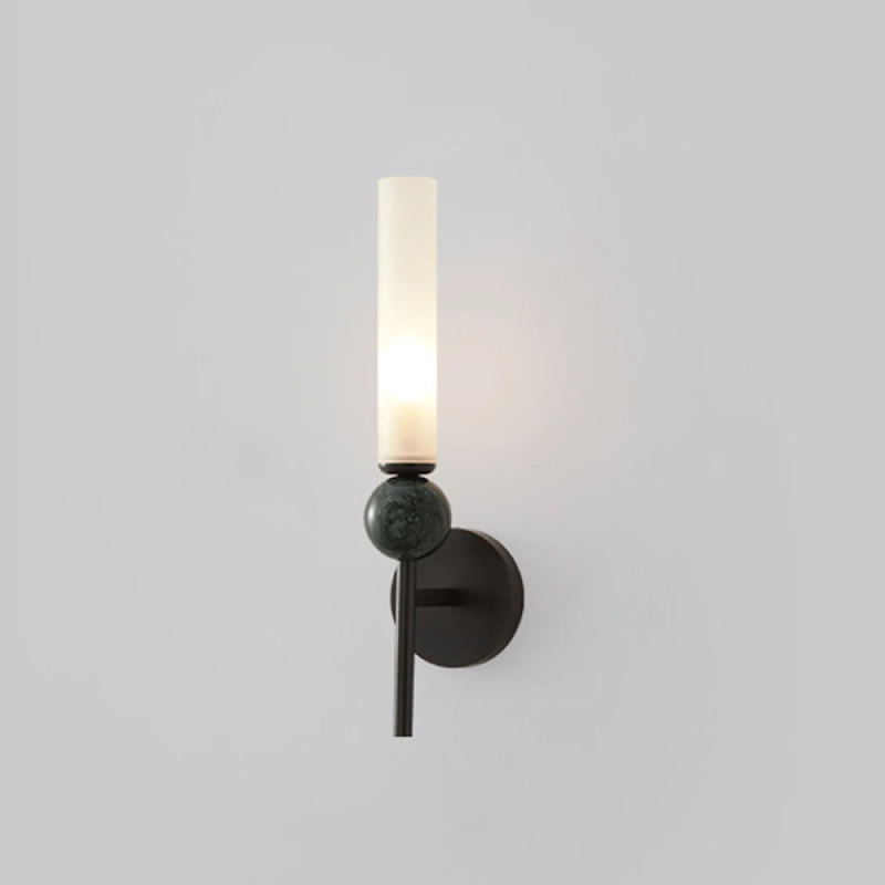 Elegant Marble Wall Lamp - Modern Home Decor Lighting for Living Room, Bedroom & Hallway | Dimmable LED Light Fixture with Adjustable Brightness