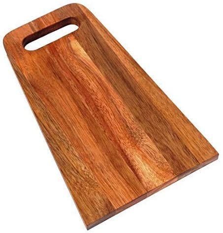 12-Piece Bulk Packed Acacia Wood Cutting Boards Set - Double-Sided Easy Clean Surface, Ergonomic Handle for Secure Grip - Durable & Lightweight Kitchen Essential for Meal Prep, Cooking, and Serving