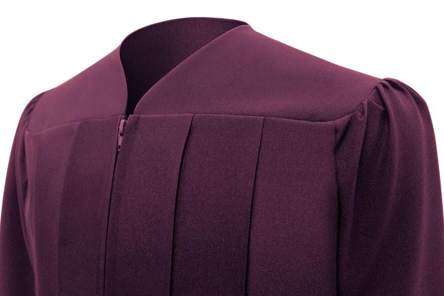 Matte Maroon High School Graduation Gown - Premium Quality Graduation Robe for Ceremony & Photos - Perfect for Graduation Day, Commencement, and Academic Events