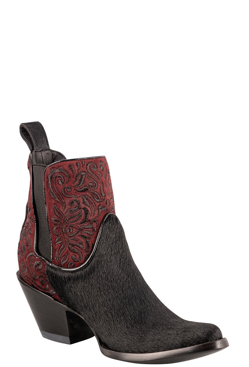 Old Gringo Women's Zurich Cowgirl Boots - Genuine Cowhide Leather Western Boots in Burgundy & Black | Perfect for Country Dancing, Rodeos & Casual Wear