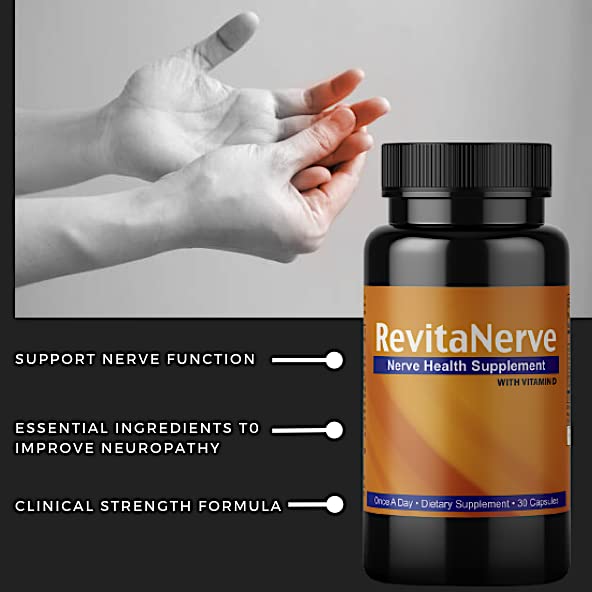 Neuropathy Nerve Support & Relief Supplement | Daily Nerve Discomfort Aid | Reduces Nerve Pain & Tingling | 120 Capsules (4-Pack) | For Diabetic Neuropathy & Sciatica Relief