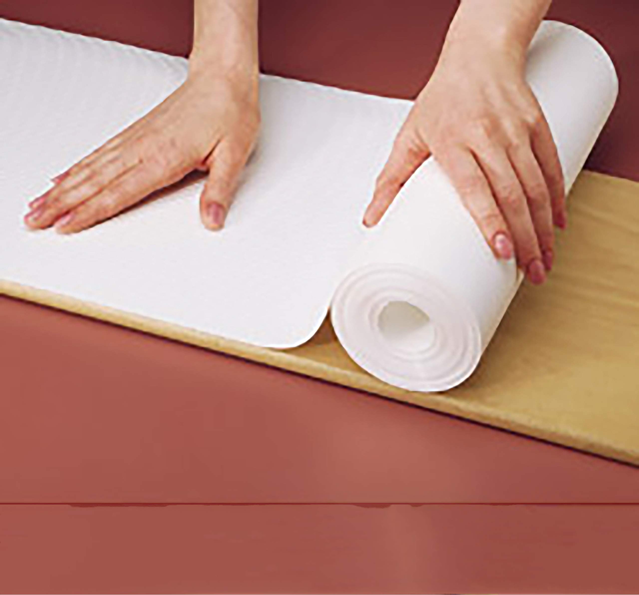 Warp Brothers Non-Slip Ribbed Shelf Liner & Drawer Organizer - BPA Free Clear Adhesive Grip (3 Pack, 12