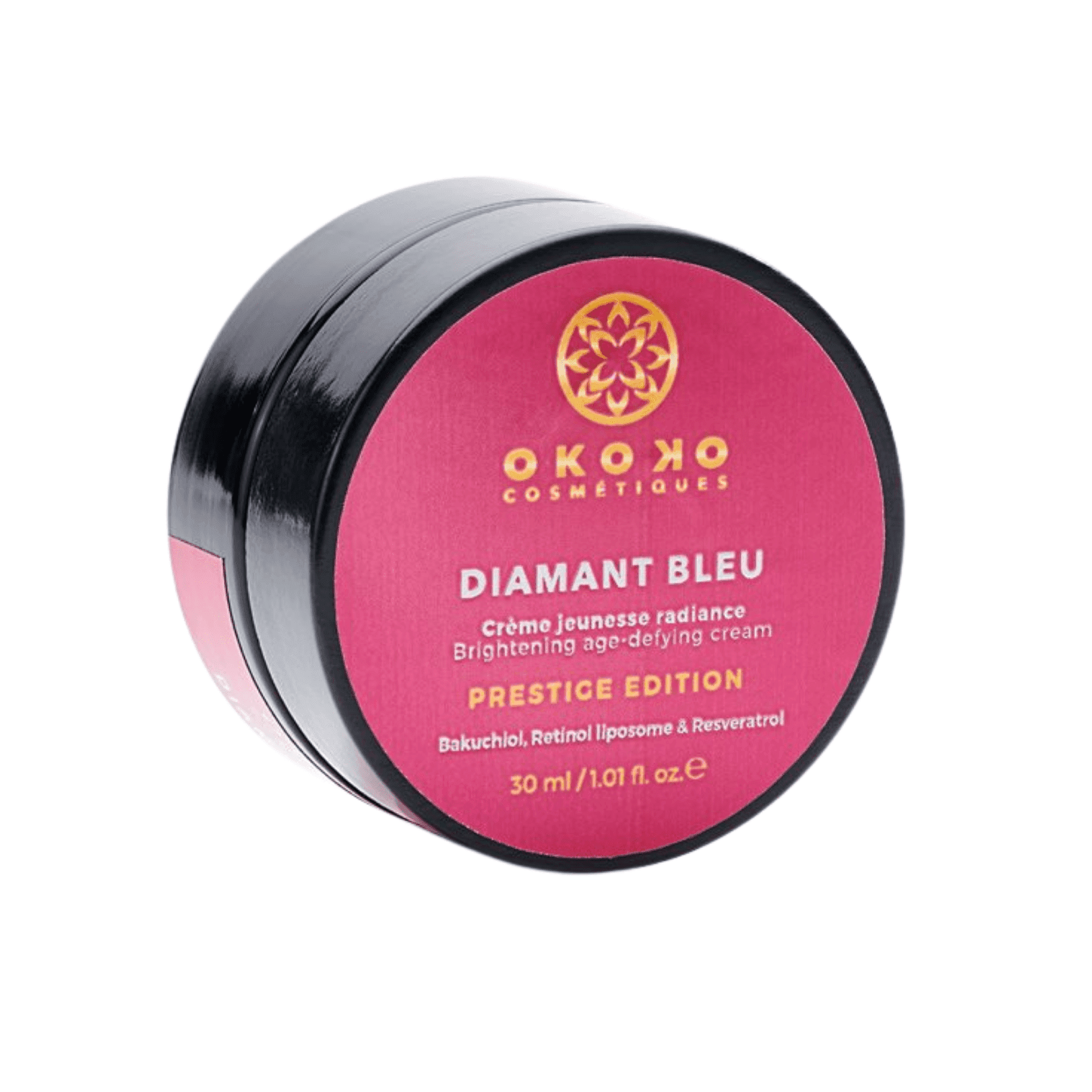 Diamant Bleu Prestige Edition Anti-Aging Cream with Retinol, Bakuchiol & Resveratrol – Wrinkle Reduction & Skin Rejuvenation for Mature Skin – Day & Night Moisturizer for Face & Neck