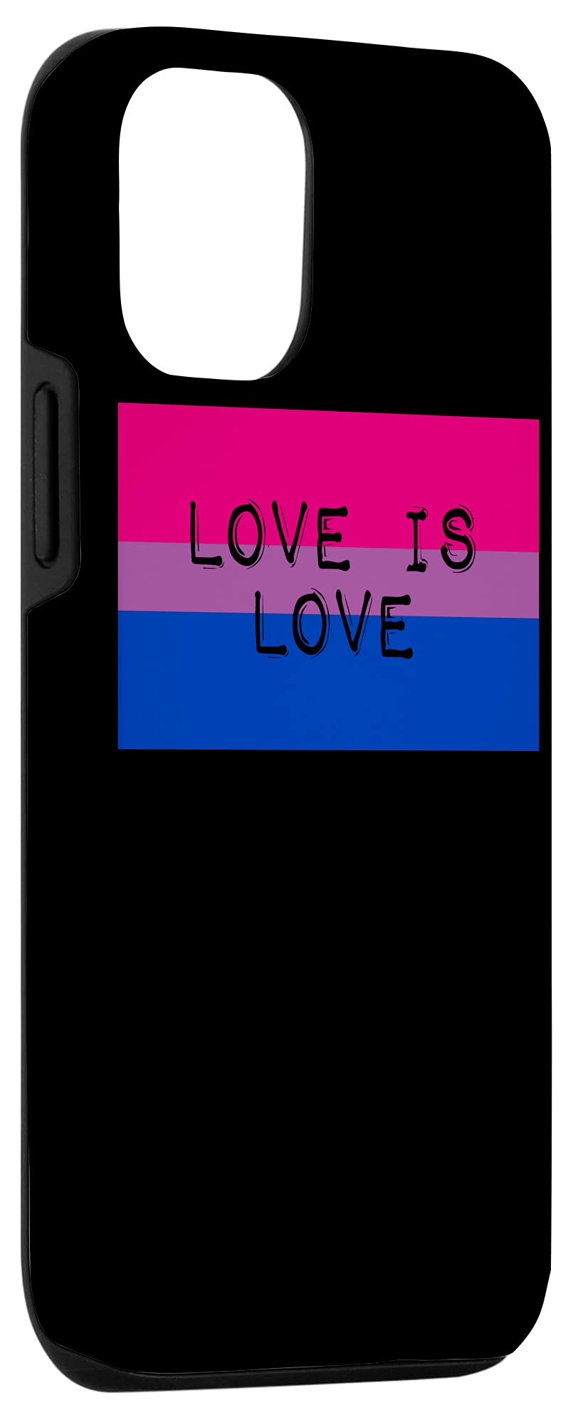 iPhone 12/12 Pro Rainbow Pride Case - LGBTQ+ Gay Bisexual Flag Design Protective Phone Cover | Perfect for Pride Month, LGBTQ Events & Everyday Use