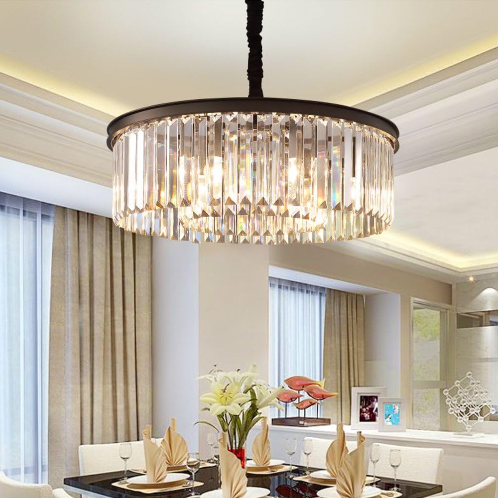 Modern Crystal Chandelier - 21.6