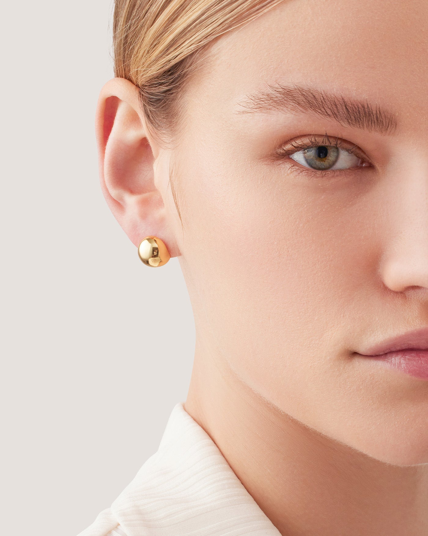 14K Gold Aurora Stud Earrings for Women - Hypoallergenic & Tarnish-Free - Perfect for Everyday Wear, Parties & Gifts