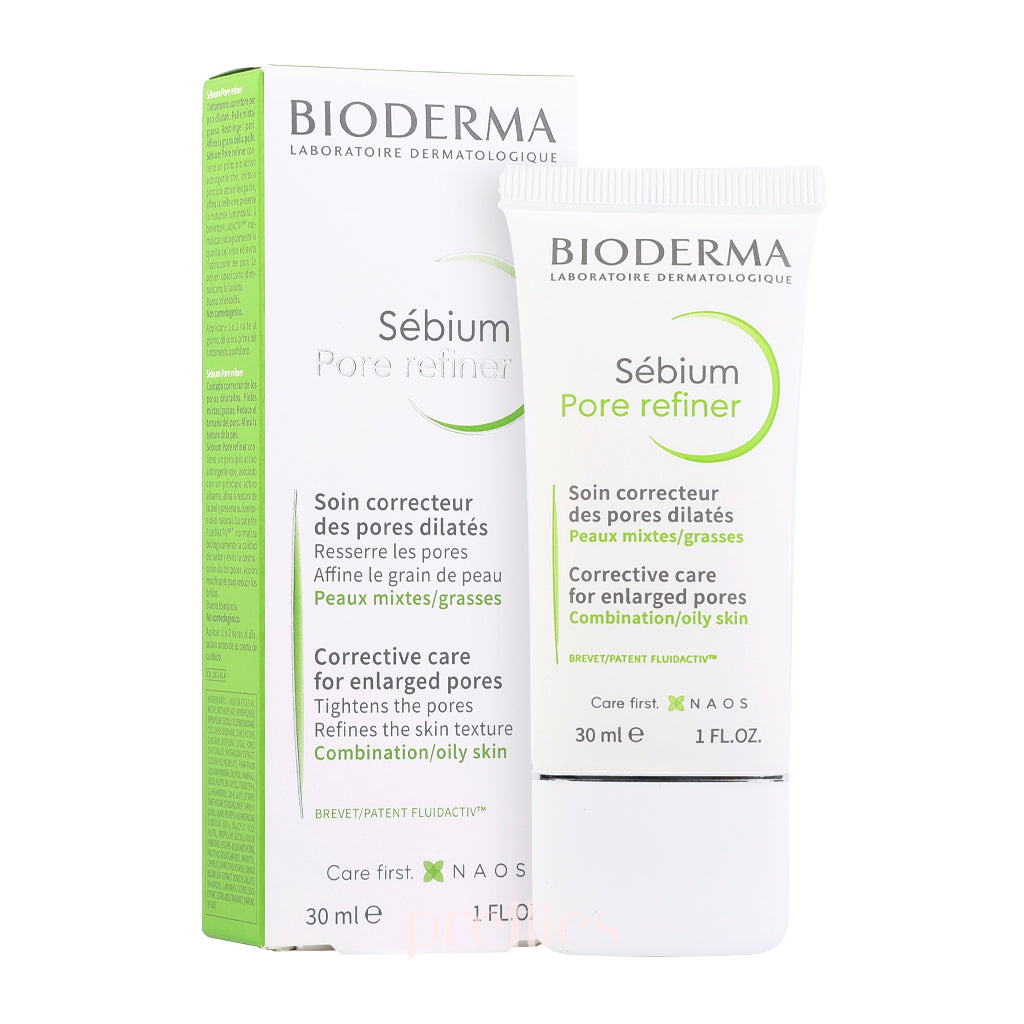 Bioderma Sebium Pore Refiner 30ml - Oil Control & Pore Minimizing Serum for Combination & Oily Skin | Daily Skincare Routine, Makeup Base, Shine Reduction