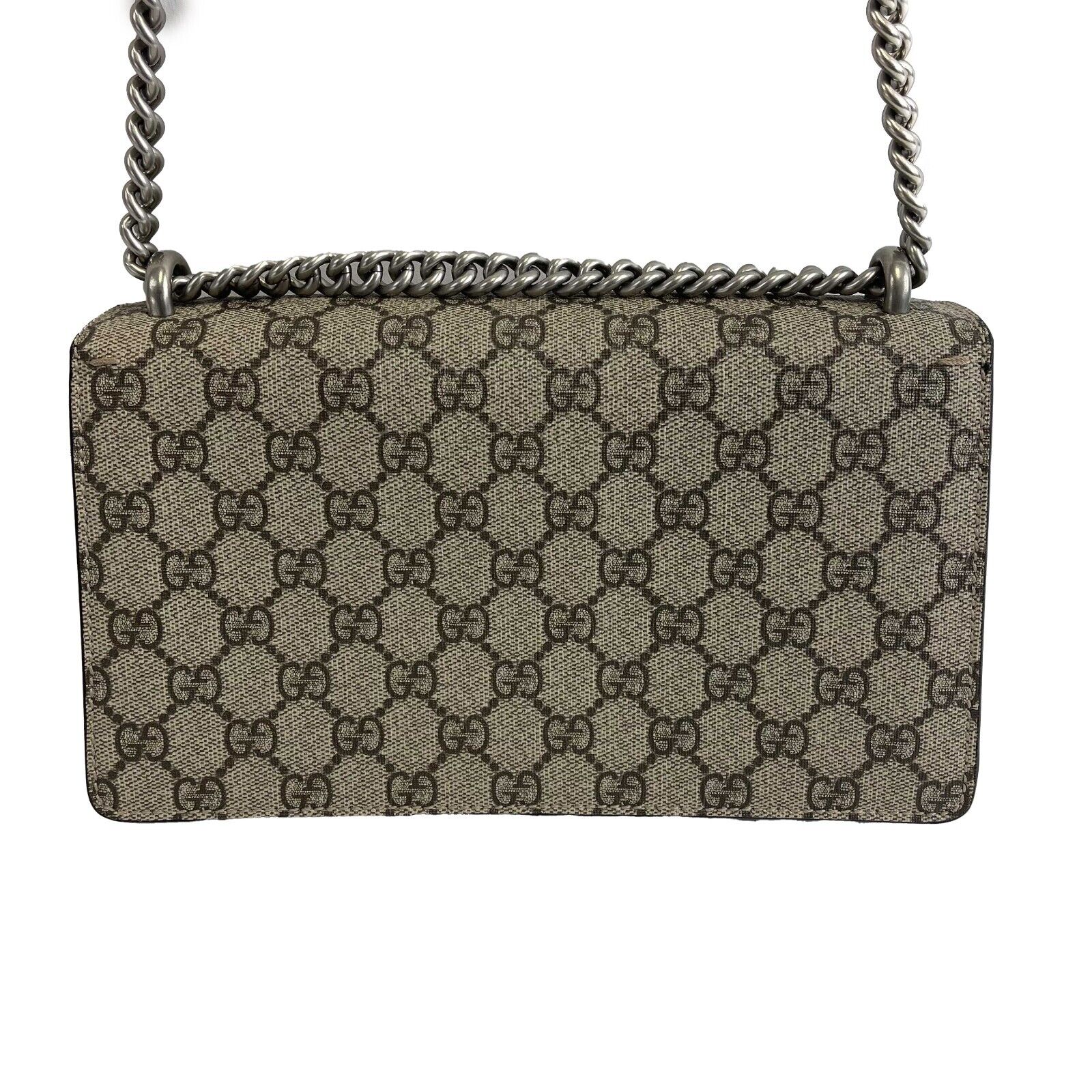 Gucci Dionysus Shoulder Bag - Beige & Black Leather Crossbody Purse for Women | Fashionable Handbag for Work, Evening & Travel