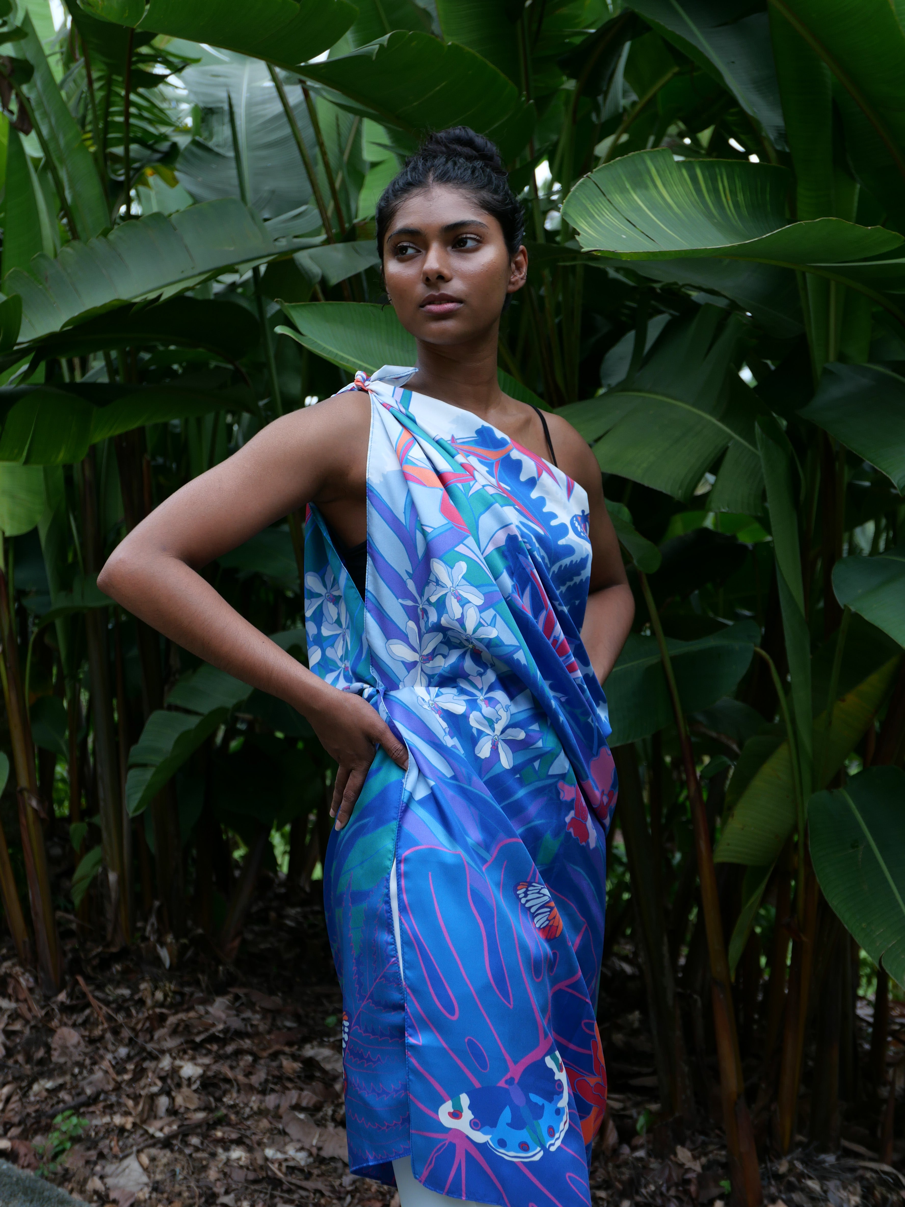 Premium Coastal Life Silk Scarf - Luxurious Lightweight Fashion Accessory for Women - Perfect for Beach Vacations, Weddings & Everyday Elegance