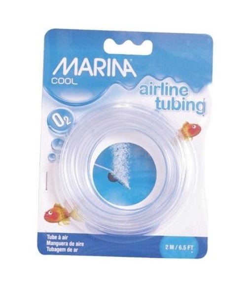 Marina Cool Clear Airline Tubing - 10ft Aquarium Air Pump Hose for Fish Tank, Bubbler & Air Stone - Flexible, Durable Oxygen Tubing for Hydroponics, Reptile Tanks & Pond Aeration
