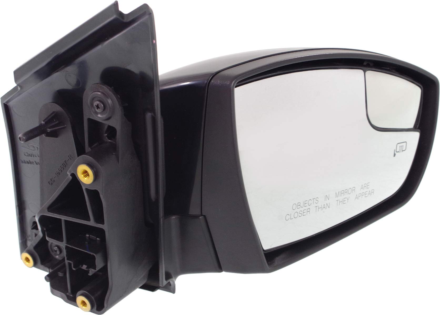 2013-2016 Ford Escape Passenger Side Heated Power Glass Mirror with Signal Light - Garage-Pro Replacement for Enhanced Safety & Comfort - Perfect for Winter Driving and Nighttime Visibility