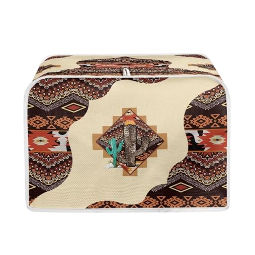 Aztec Southwest Cactus-Brick Red