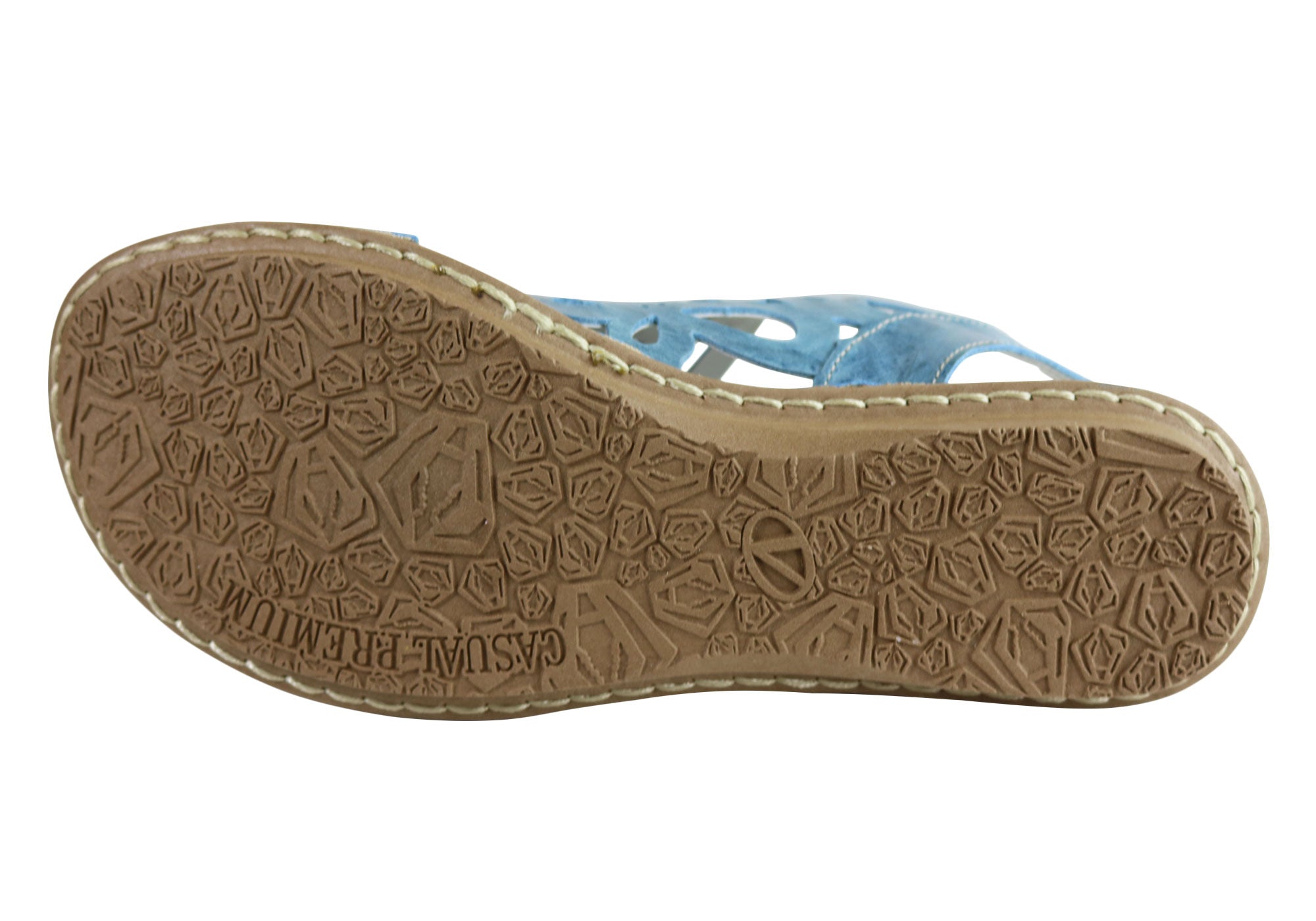 Andacco Desiree Women's Comfortable Flat Leather Sandals - Handmade in Brazil - Perfect for Beach, Vacation & Summer Outfits