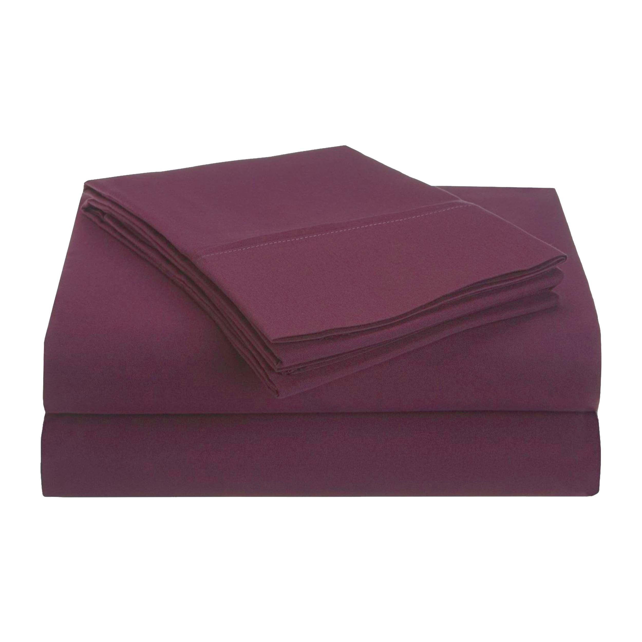 Soft Brushed Microfiber Deep Pocket 4-Piece Bed Sheet Set - Queen Size, Wrinkle & Fade Resistant - Perfect for Master Bedroom, Guest Room & Dorm Comfort