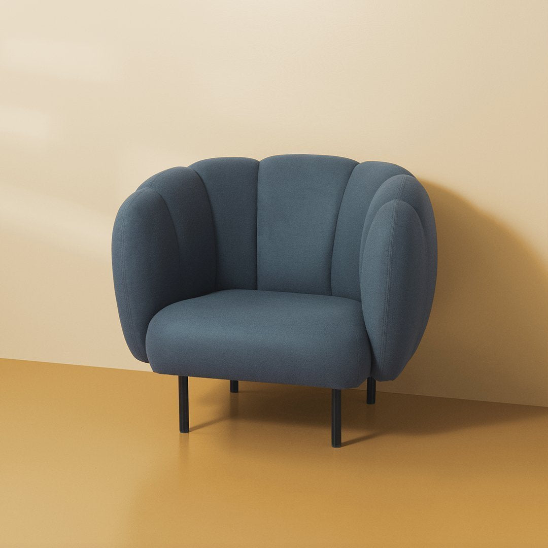 Modern Cape Lounge Chair - Comfortable Mid-Century Style Accent Chair for Living Room, Bedroom & Office - Perfect for Relaxing, Reading & Lounging