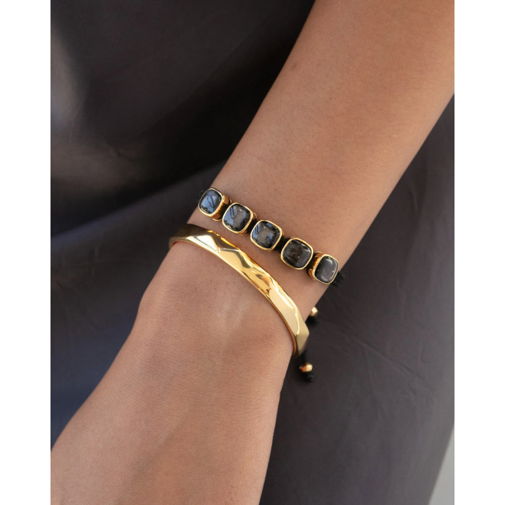 Anna Beck Small Wavy Cuff Bracelet - Elegant Boho Jewelry for Women | Perfect for Casual Wear, Date Nights & Special Occasions