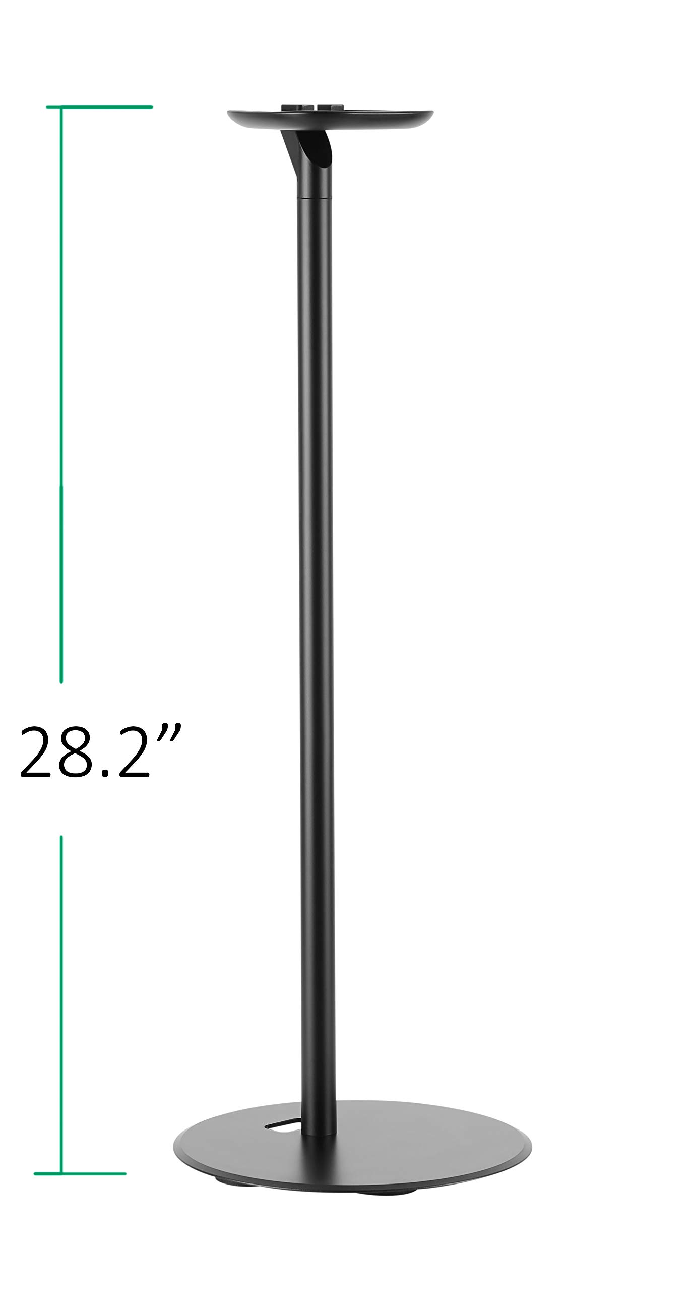 ynVISION.DESIGN Adjustable Floor Stand for Sonos One, SL & Play:1 Speakers - 2 Pack Black (YN-ONE) - Perfect for Home Theater, Living Room & Office Audio Setup