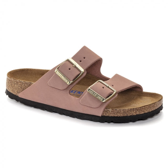 Arizona Soft Footbed Nubuck Leather Sandals for Women - Narrow Fit | Comfortable Summer Walking Shoes for Beach, Travel & Casual Outings