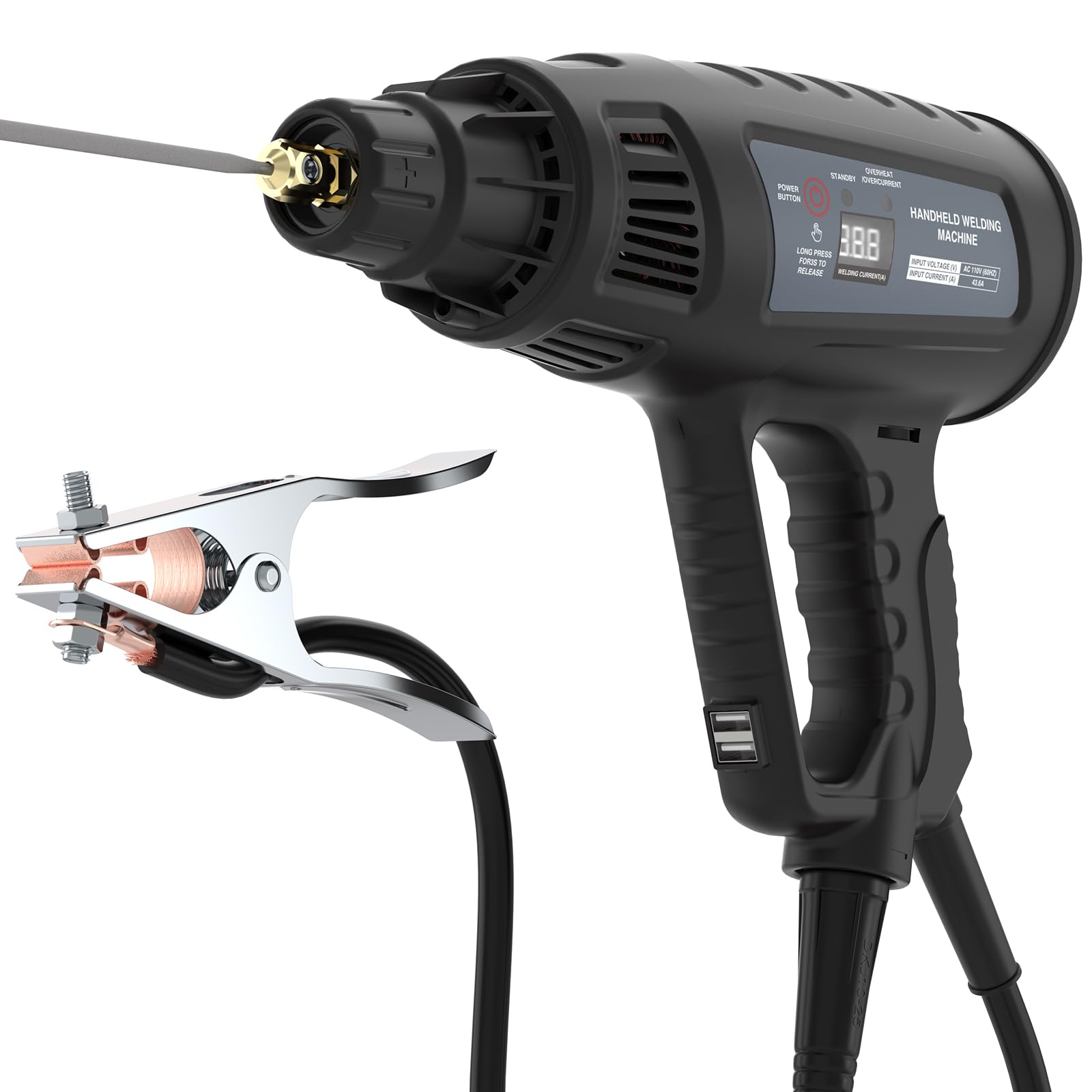 140A Handheld Stick Welder - 110V Portable Arc Welding Machine for 3/32