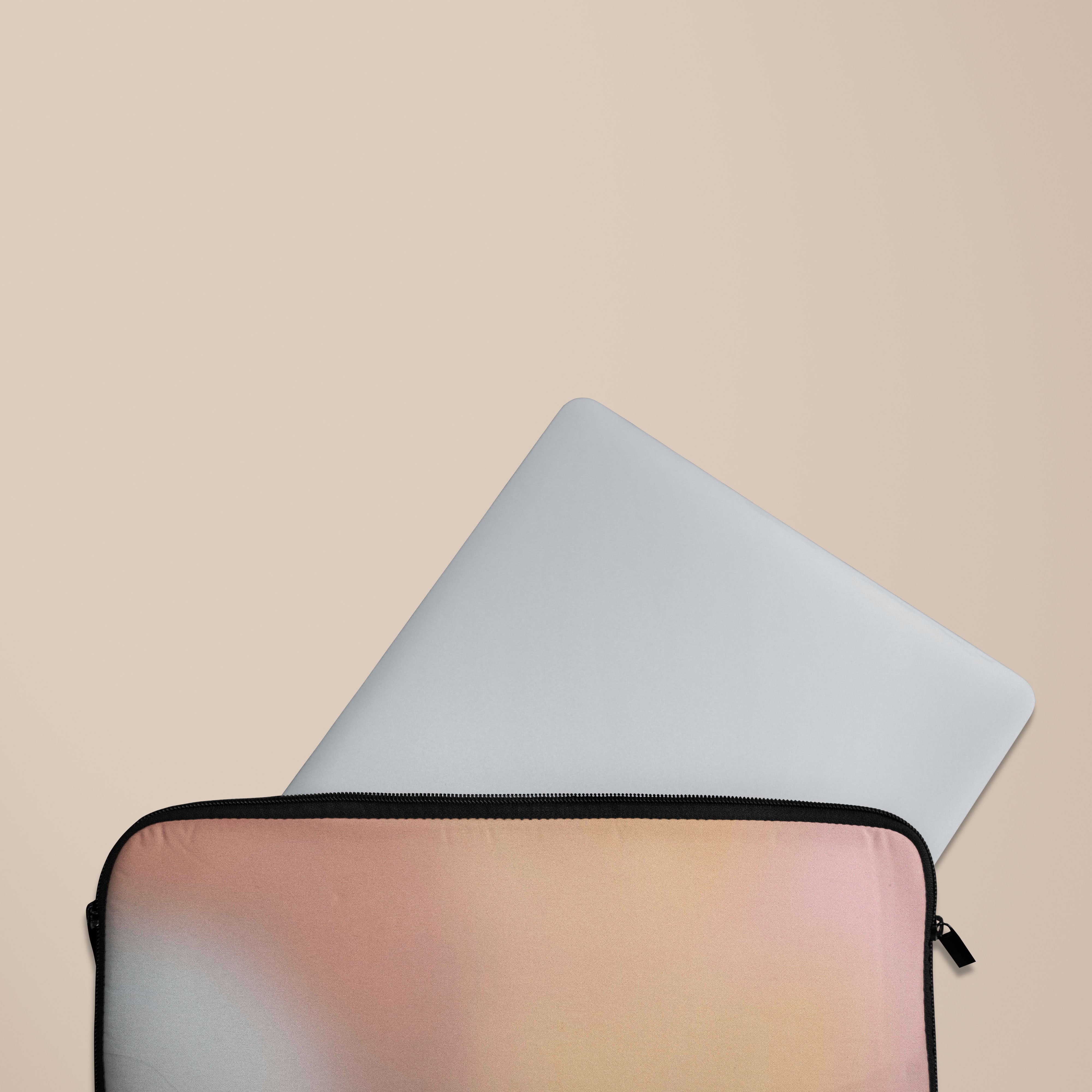 Premium Sunlit Haze Laptop Sleeve Case - Waterproof & Shockproof 13-15 Inch MacBook Pro/Air Protector - Perfect for Work, Travel & School