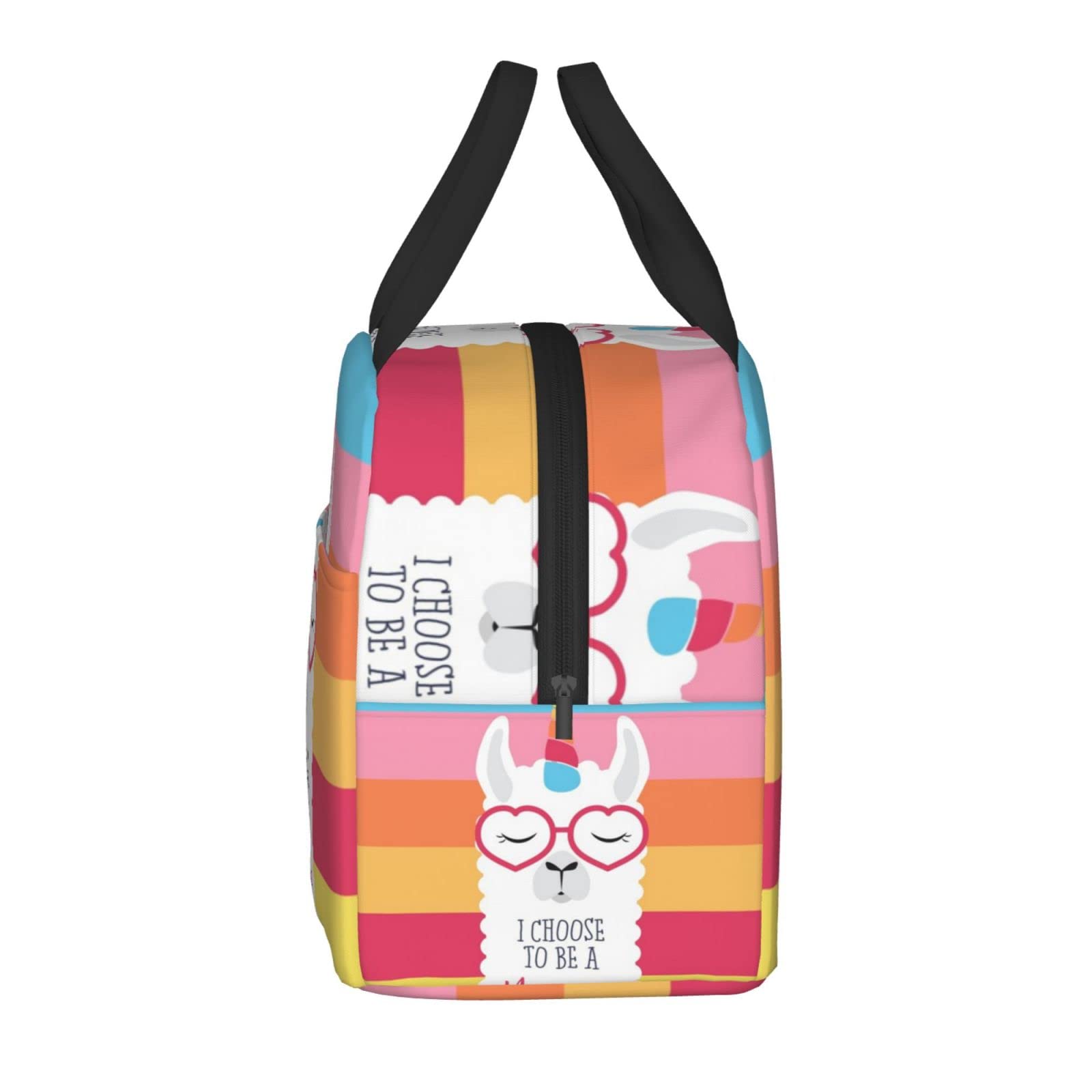 Insulated Unicorn Llama Lunch Box - Reusable Thermal Lunch Bag for Women & Men | Perfect for Office, School, Camping, Hiking, Picnics, Beach & Travel | Keeps Food Fresh All Day