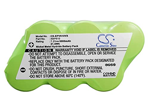 SPANN 7.2V Battery Replacement for Shark UV610 Series (UV610BL/UV610C/UV610DT/UV610TC/UV610US/UV614/UV614H/XBP610) - Compatible with Shark Cordless Vacuums - Perfect for Home Cleaning & Pet Hair Removal