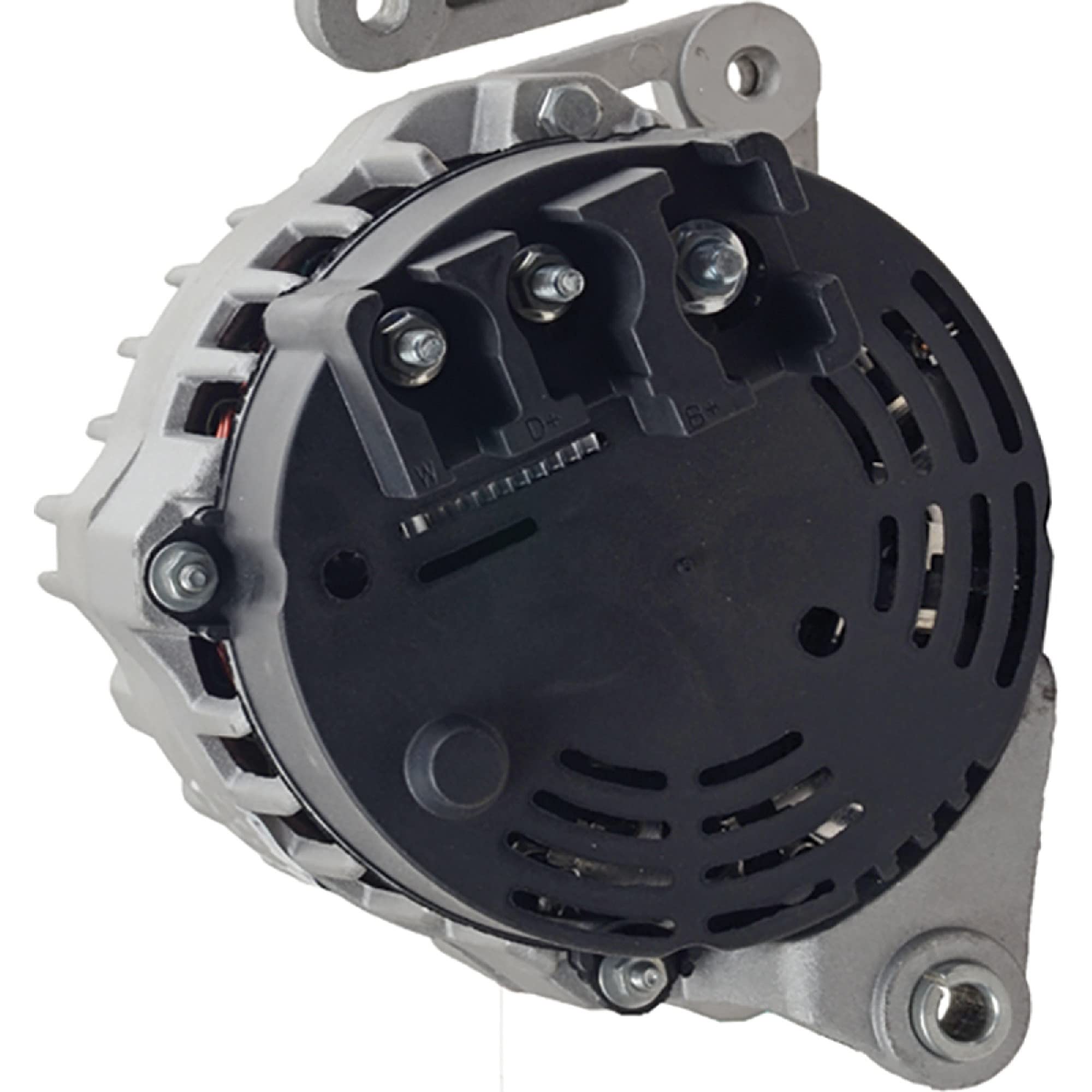 DB Electrical ROTA0191 75 Amp 12V Alternator Compatible with Bobcat T40170, 63377461, 225-3141, 225-3143 - Internal Fan & Regulator - Replacement for Construction & Farm Equipment