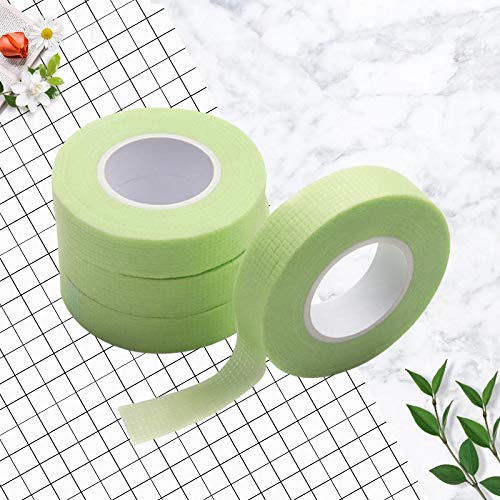 6pcs Breathable Microporous Eyelash Extension Tape - Silicone Gel Cross Texture Lash Strips for Professional Salon & DIY Home Use | Wendy Lashes JD0207-6Pcs Colored | Perfect for Lash Artists, Beauty Salons & At-Home Makeup Application