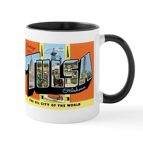 White/Black Inside - Tulsa Oklahoma OK Mug
