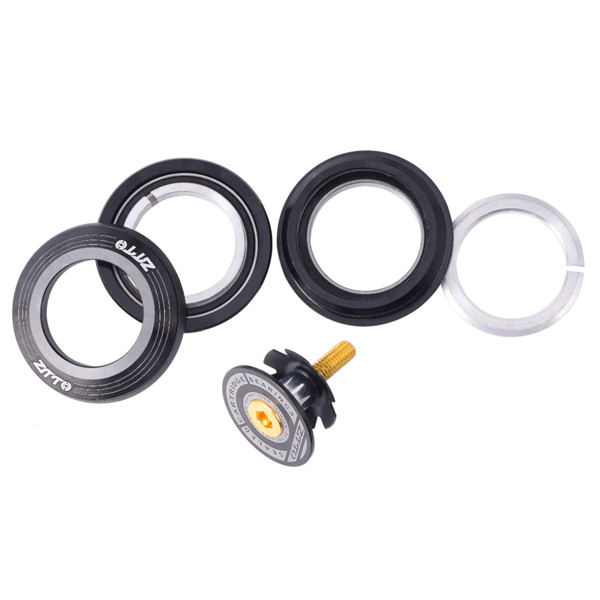 High-Quality Angular Bearing Wheel Bearing for Bicycles - MTB Headset Bearings Replacement, Tapered Tube Bearing for Bike Maintenance | Perfect for Mountain Bikes, Road Bikes & Cycling Enthusiasts