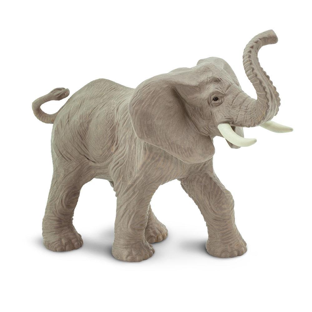 African Elephant Wildlife Figure - Realistic Safari Ltd Animal Model for Kids, Collectors & Educational Play | Perfect for Jungle Themed Decor, Birthday Gifts & School Projects