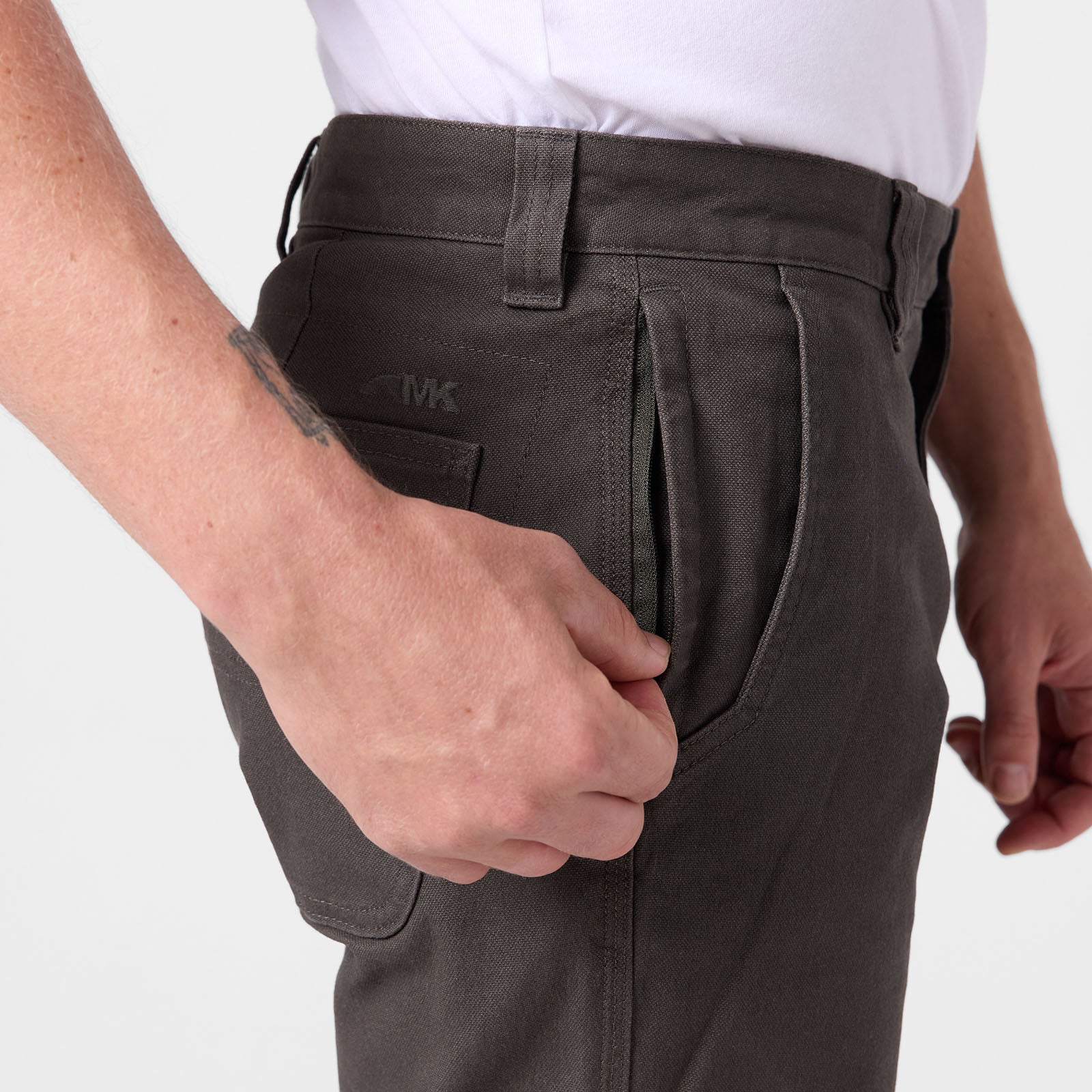 Men's Classic Fit Mountain Pants - Jackson Grey - Hiking, Camping & Outdoor Adventures