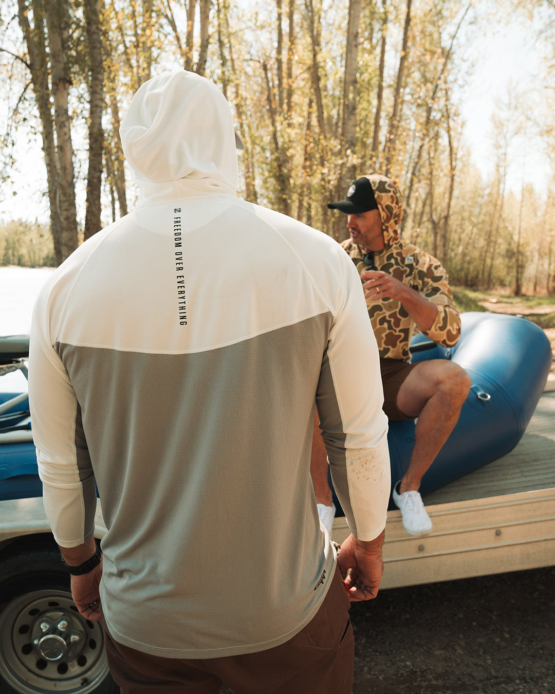 Northfork Hoodie - Soft & Comfortable White Pullover for Men & Women | Perfect for Casual Wear, Outdoor Activities & Layering in Cool Weather