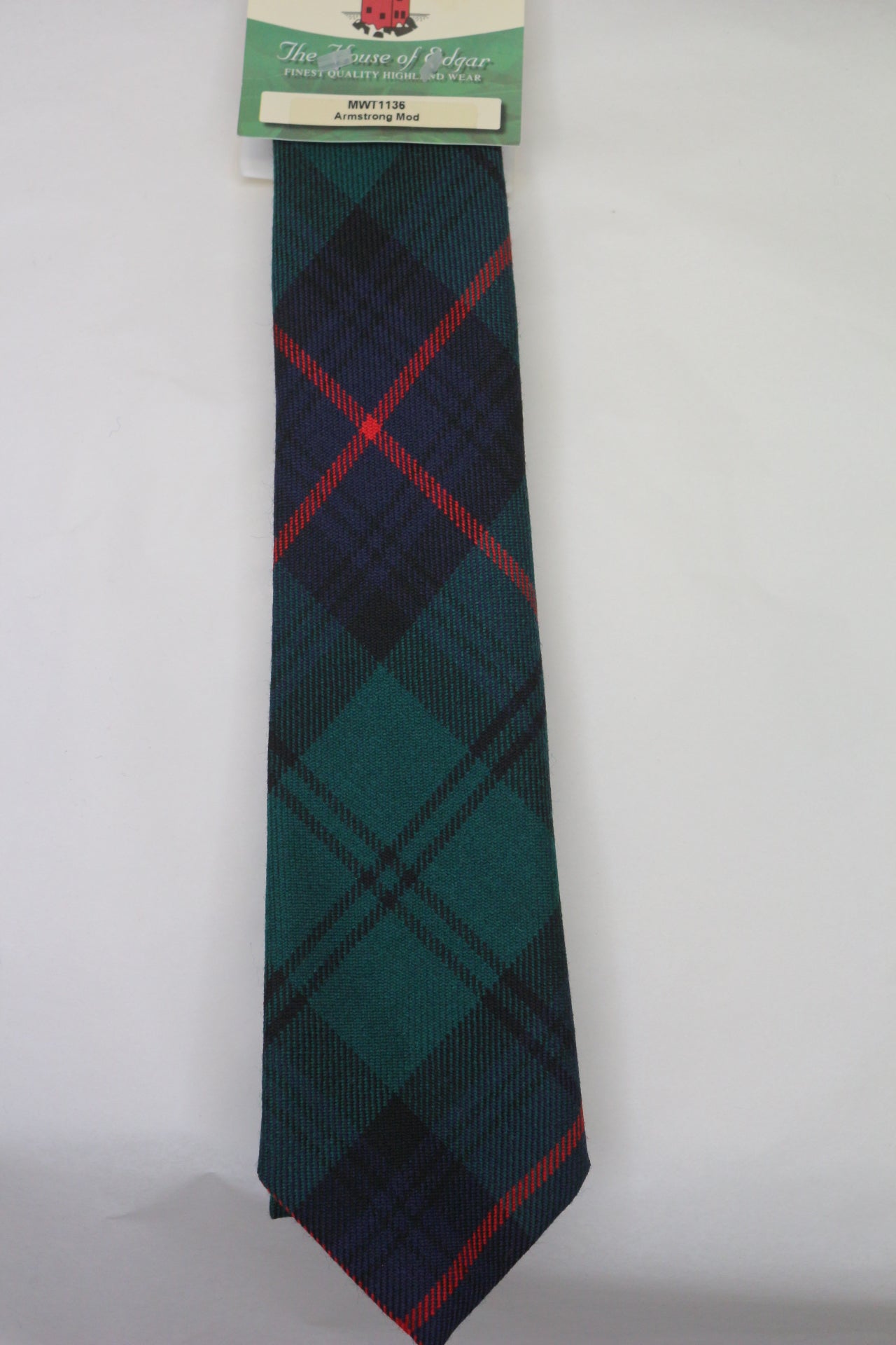 Armstrong Modern Tartan Tie for Men - Classic Plaid Necktie for Business, Office, and Formal Events - Perfect Gift for Dad, Husband, or Groomsmen