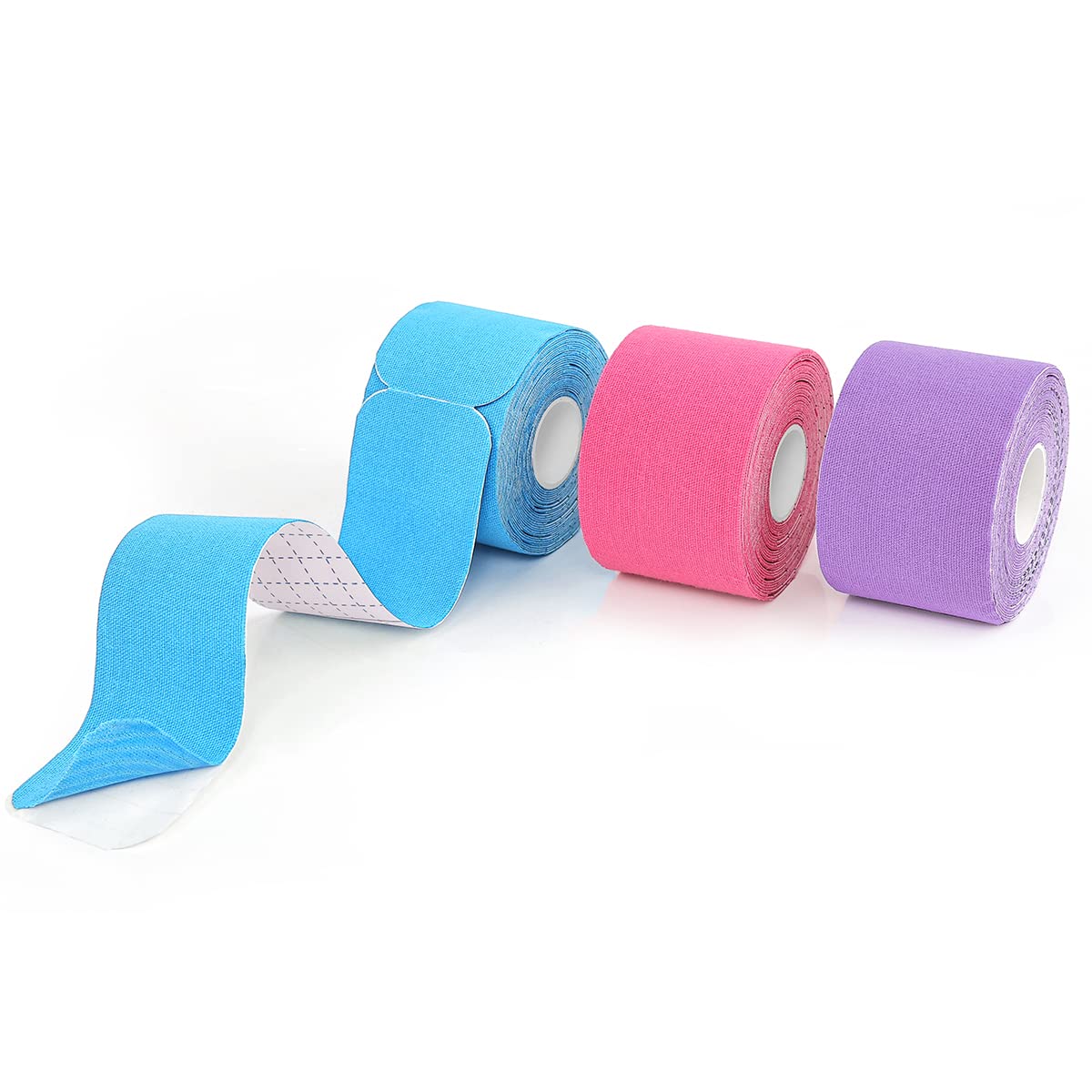 **AUPCON Elastic Kinesiology Tape – Hypoallergenic & Breathable Cotton Sports Tape for Muscle Therapy, Knee, Shoulder, Ankle & Elbow Support – 5m Precut Strips – Ideal for Athletic Recovery & Pain Relief**
